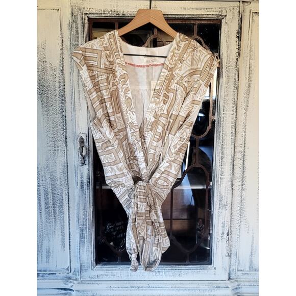 Anthropologie Sleeveless Wrap Top - New Large - Picture 5 of 6